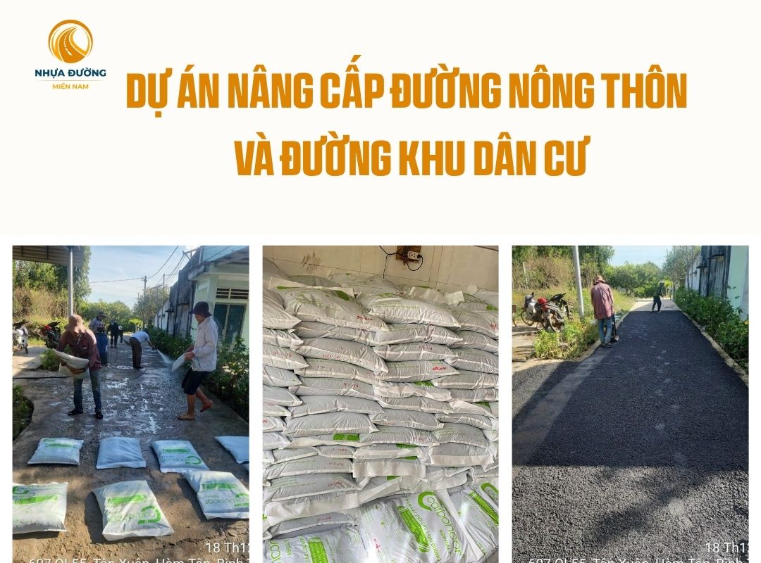Carboncor Asphalt 25kg nâng cấp đường nông thôn 2026